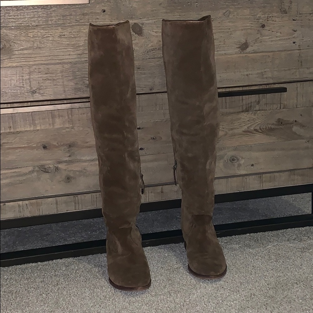 Dolce Vita Light Brown Over the Knee Boots